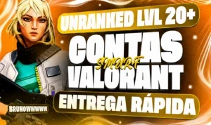 Conta Valorant Unranked Level 20+ (Smurf Pronta Pro Comp)