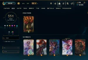 Conta No Lol Diamante 350 Skins,Todos Os Campeões,200 Croma+