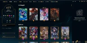 Conta LOL com +400 Skins (Incluindo Prestígios, Lendárias)