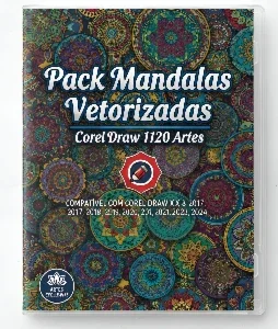 Pack Mandalas Vetorizadas Corel Draw 1120 Artes!
