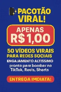 🔥 50 Vídeos Virais para Redes Sociais com TAG altissima!