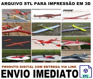 STL Para Impressão 3D - Pack Aeromodelismo