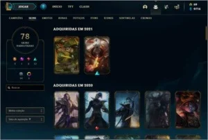 Conta League of Legends - Platina IV