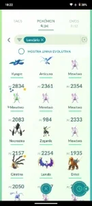 Conta pokémon go com 24 lendários