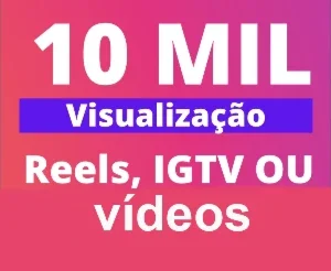 Ao comprar você receberá 10k (10 mil) visualização reels, ví