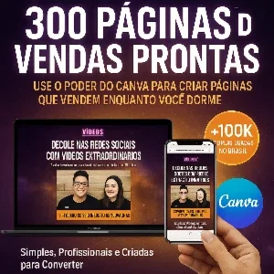 300 Páginas De Vendas Prontas - Canva