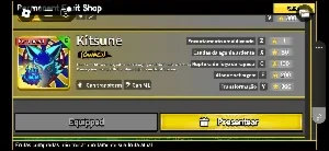 Conta Com Kitsune Permanente