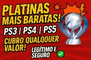 Platinas PS5 - MENOR PREÇO! Entrega rápida! 100% Legitímo!