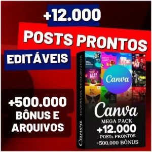 Pacote Explosivo: +12.000 Posts Prontos + 500.000 Ideias Bôn