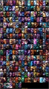Conta de lol, Diamond 2, full champions, 247 skins