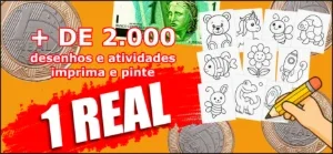 ✨ Pack Pega e Pinte – Mais de 2.000 Desenhos e Atividades!