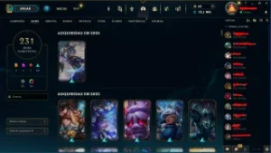 Conta De Lol Criada Em 2013 Full Skins (Valorant Tem Skins)