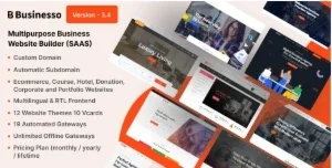 Businesso - Script SaaS PHP para Criação de Sites de Negócio