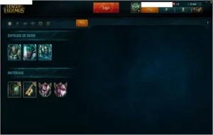 VENDO CONTA NO LOL NA MD10, COM BORDA DE PLATINA
