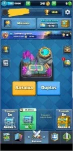 Conta clash royale  level 7 + arena 5