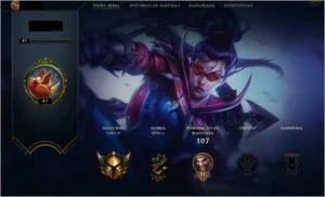 CONTA LEAGUE OF LEGENDS GOLD IV