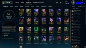 CONTA LEAGUE OF LEGENDS