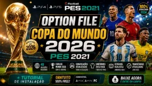 Pes 2021 – Option File Completo Copa do Mundo da  |🔥Ps4 Ps5