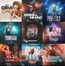 Mega Pack Gospel Psd Editáveis No Photoshop