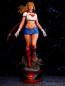 SuperGirl STL 3D