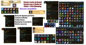 Conta de Royal Quest bem completa