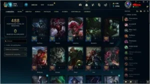 Conta LOL - único dono - nunca banida - 88 skins