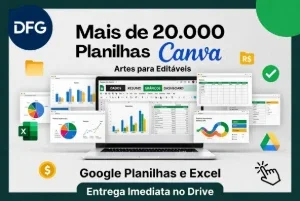 Mais de 22.000 Planilhas Editáveis Prontas para Usar