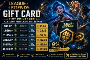 League Of Legends Gift Card - 11240 Riot Points