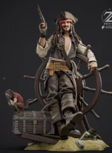 Jack Sparrow 3d stl