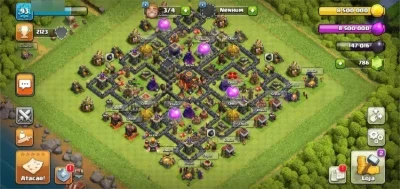 Clash of clans cv 10 ( já em construção para o 11)