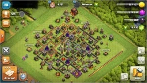 Conta clash of clans cv 10 semi full com 13400 gemas