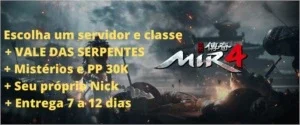 Conta Level 45 Vale das serpentes