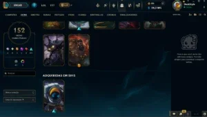 conta de lol 11 anos muita skin