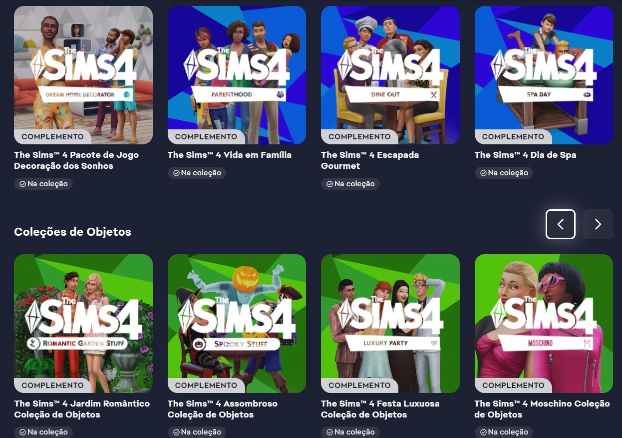Conta Ea The Sims 4 - Origin - DFG