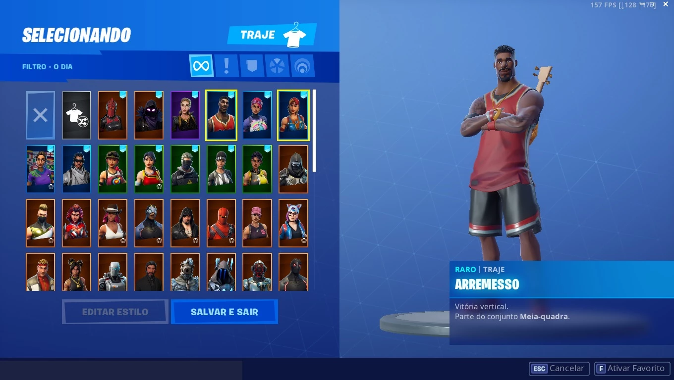 Fortnite > Vendo conta fortnite 157 skin, 120 picaretas.