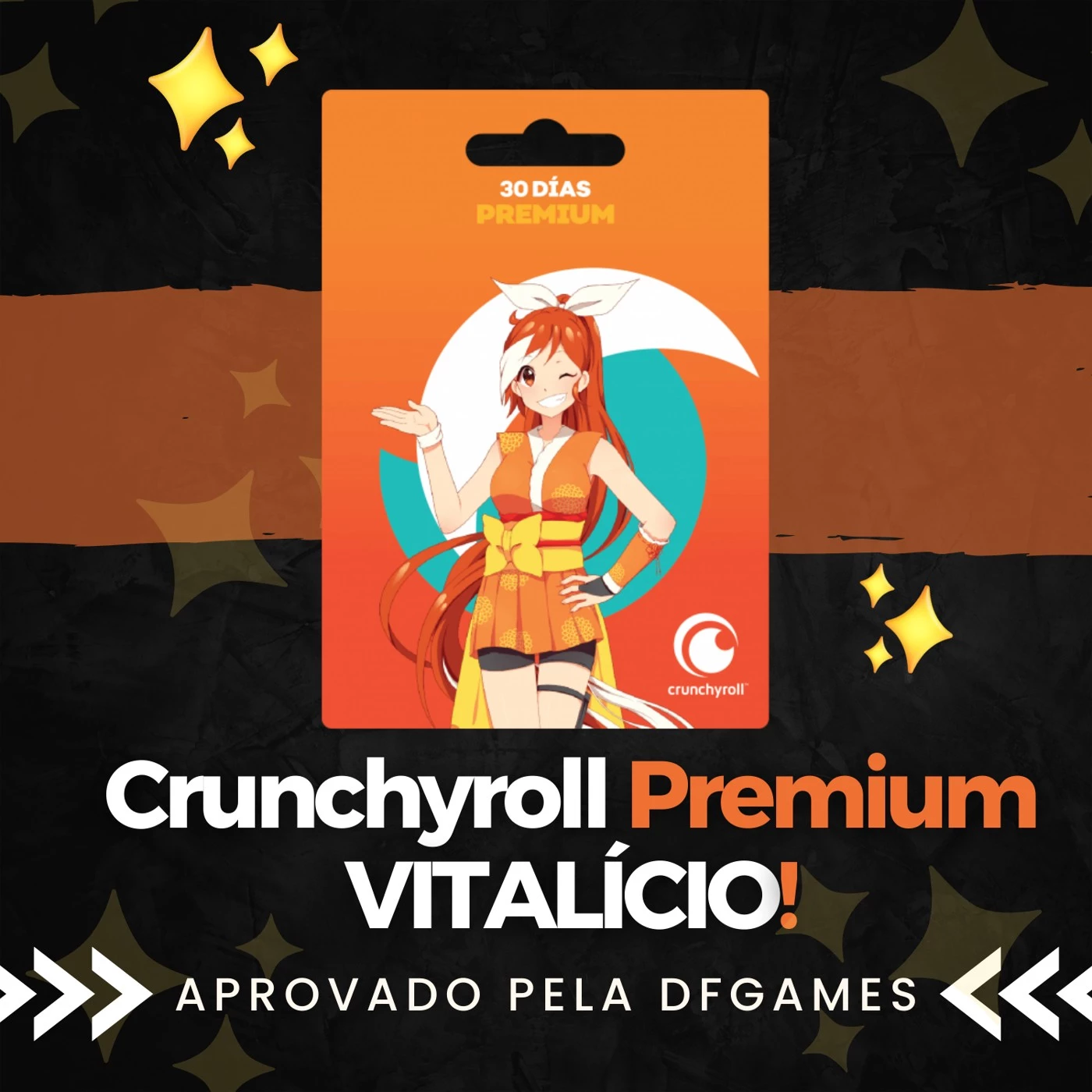 Assinaturas e Premium > 1 Mês Crunchyroll Premium + Entrega Imediata