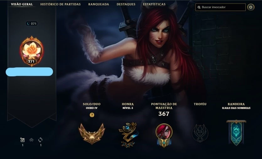 Conta Lol Goldv Com 104 Champs 33 Skins (Todas Da Nidalee) - League Of  Legends - DFG