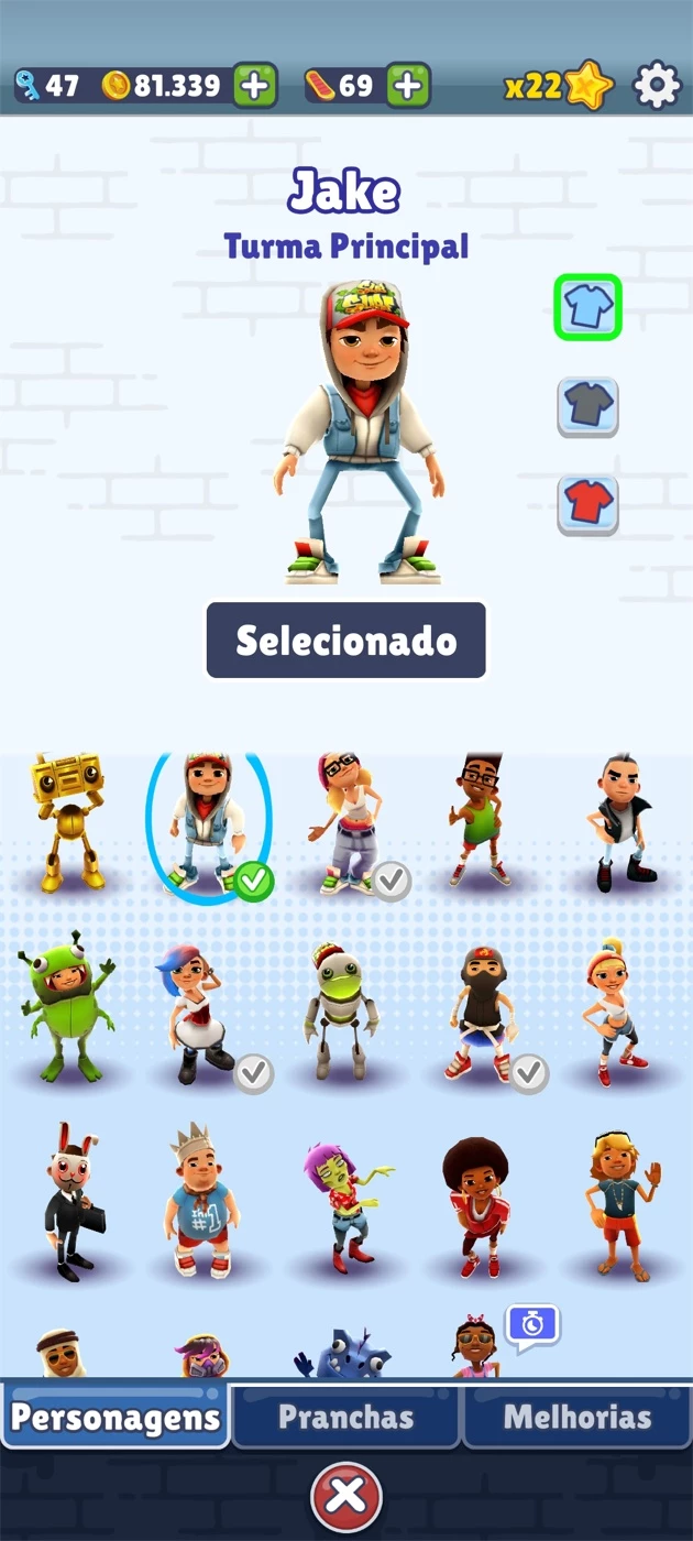 Conta de subway surf com todos os - Subway Surfers - GGMAX