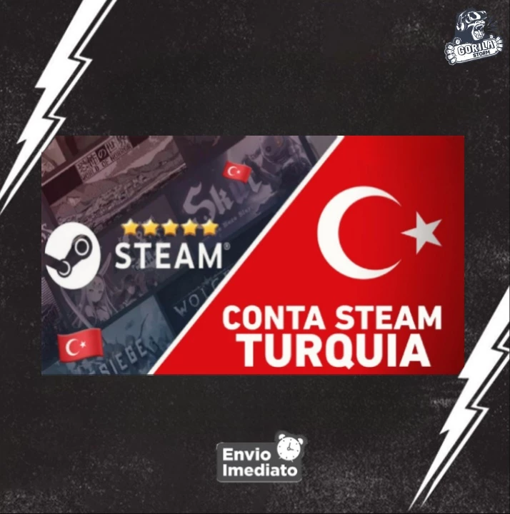 Steam Conta (turca) Preço de Jogos + Baratos (entrega Automatica