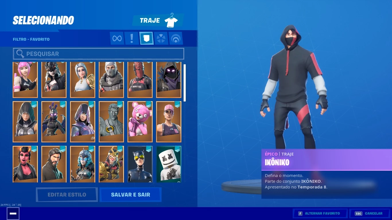 Conta De Fortnite Season 3 Com Skins Compradas E Com Ikonik - DFG