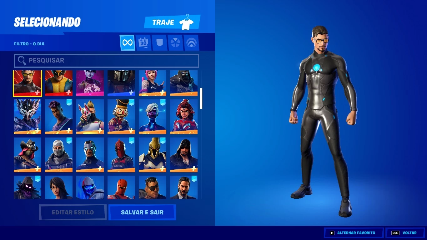 Conta Fortnite 93 Skins + Salve O Mundo Raio 106 (S3 Até S8) - DFG