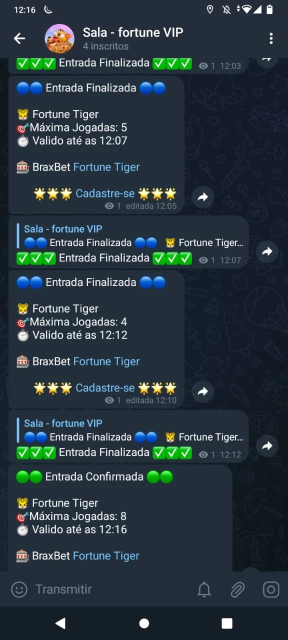 Sinais para fortune tiger VIP - SSSGAME