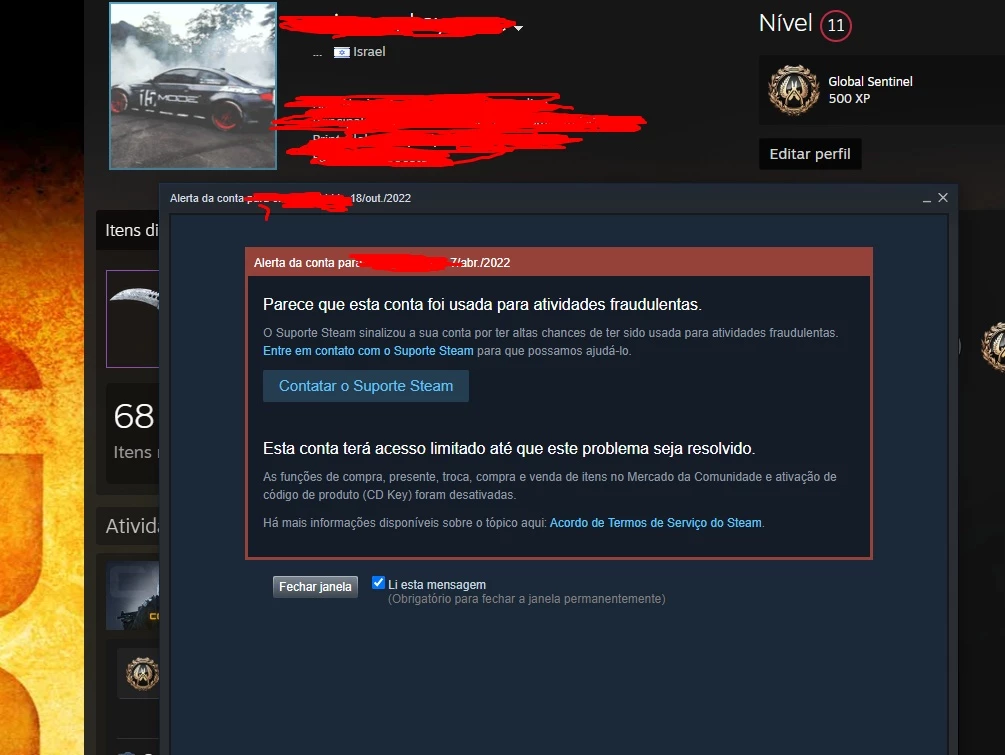 Trocar Região Steam [Brasil X Turquia] - Counter Strike Cs - DFG