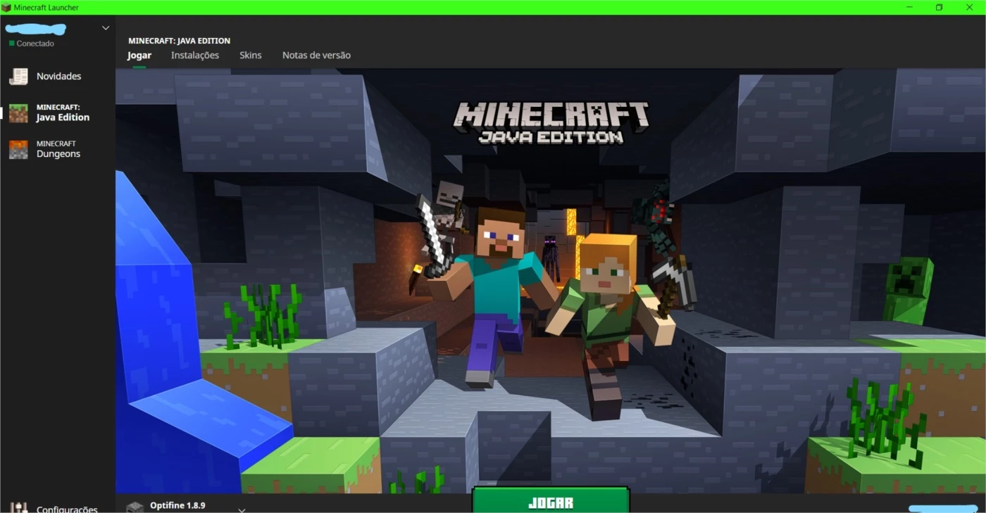 Quando você recebeu o reembolso por Minecraft Launcher, ele foi