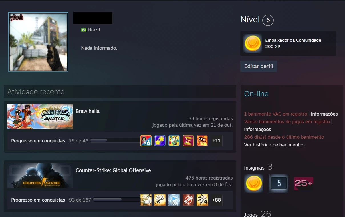 Vendo Conta Steam Com Varios Jogos