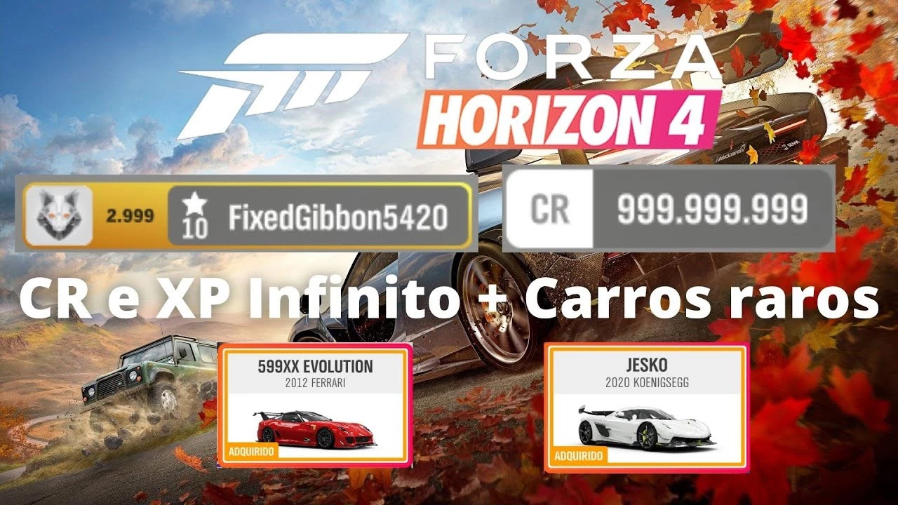 Dinheiro infinito no forza motorsport