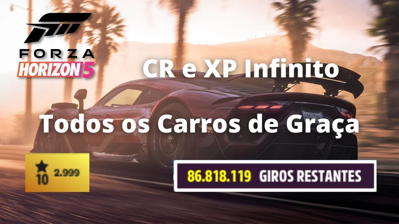 Forza Horizon 5 Libere Todos Os Carros E Infinitos Creditos - Steam - DFG