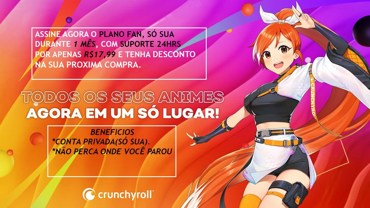 Crunchyroll, Conta Só Sua! - Assinaturas E Premium - DFG