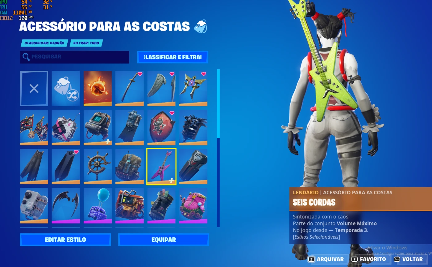 Conta Epic Games +25 Jogos E Itens Fortnite - DFG