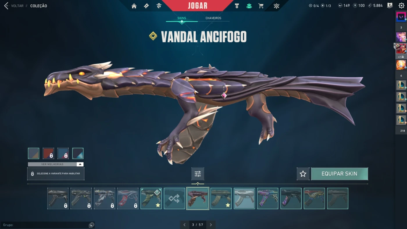 NA - Champions 2021 Vandal - 57 skins